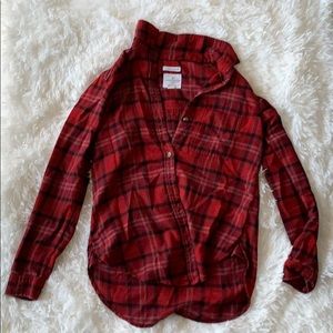 red american eagle flannel